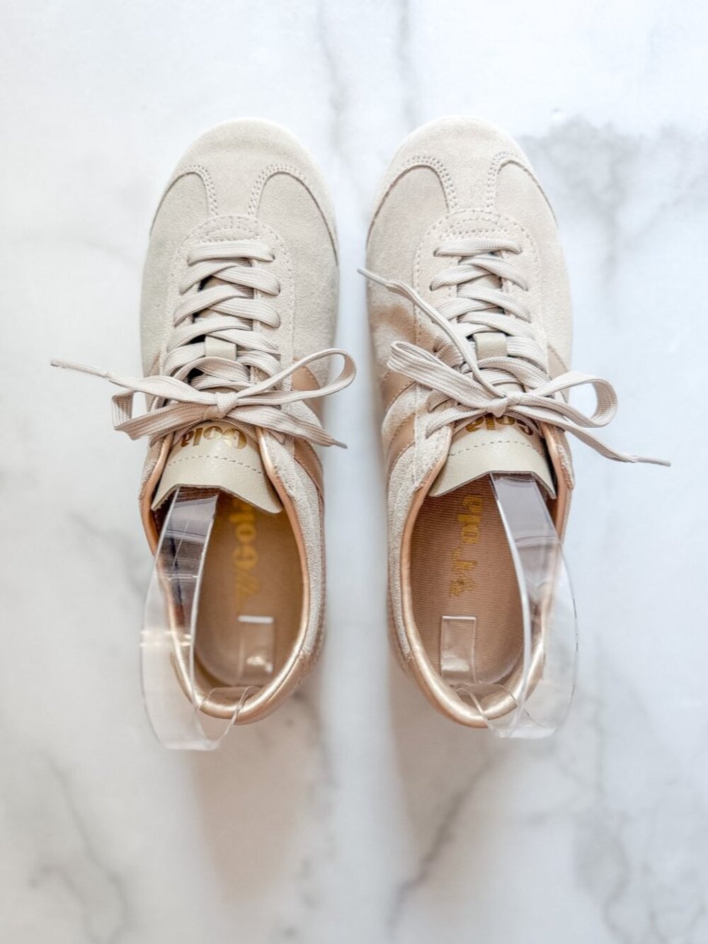 Gola Bullet Pearl Women's Sneakers in Bone, Size 7.5 - Picture 5 of 12